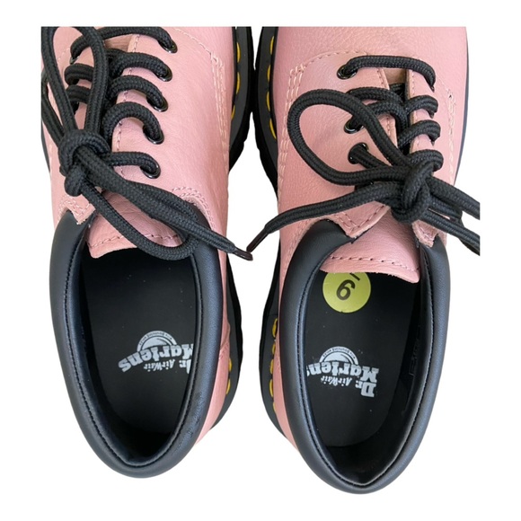 Dr Martens PISA LEATHER PLATFORM CASUAL SHOES 8053 Size Mens 8 Women’s 9 - Picture 3 of 7